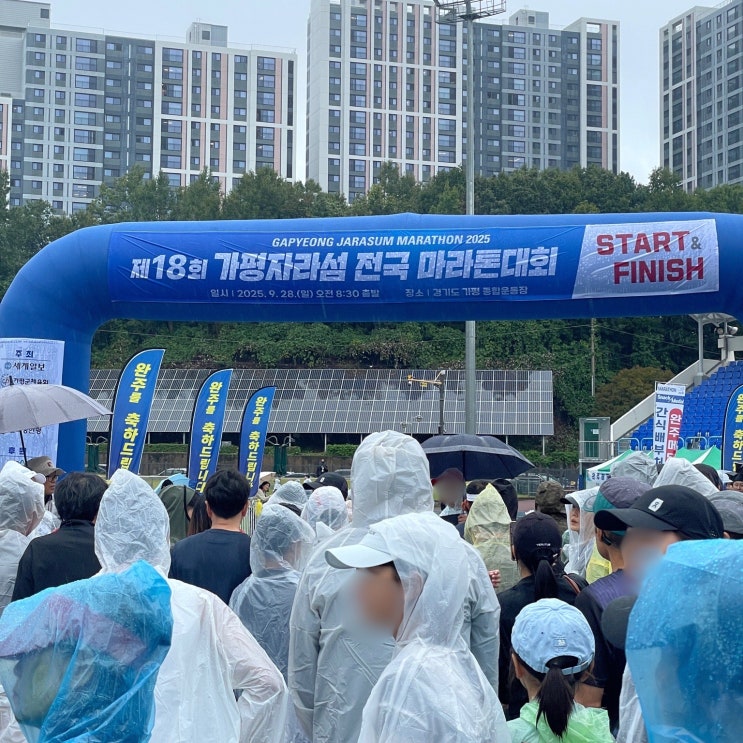 2025 가평 자라섬 마라톤 대회 4.2km 참가 후기