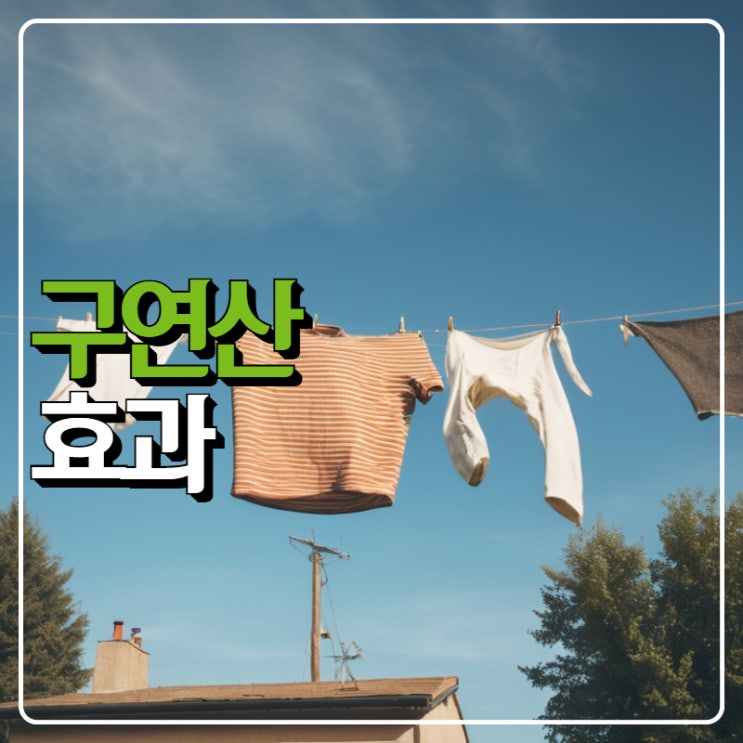 구연산의 효능과 사용법 (청소 빨래 효과) : 네이버 블로그