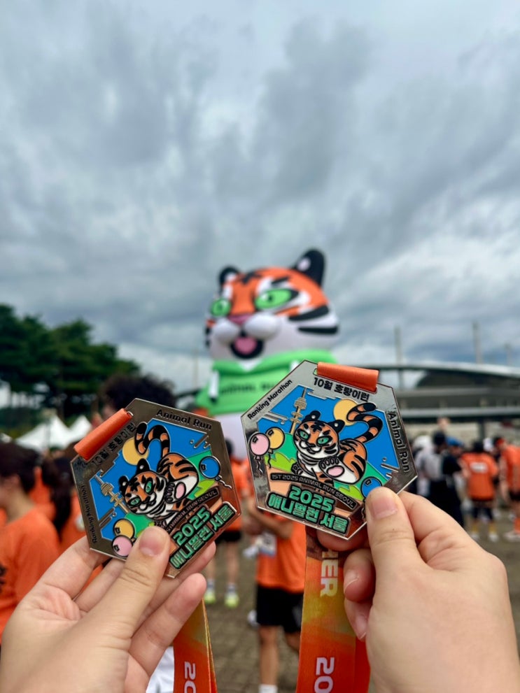 [ 2025 애니멀런 호랑이 ] 5K 완주 후기 🏃‍♀️ 조금 실망 😂 가족끼리 가는 건 추천 ➰