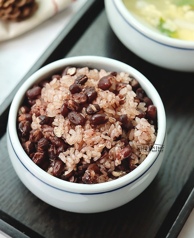 찰밥 만들기 압력 전기밥솥 팥찰밥 찹쌀밥 하는법 : 네이버 블로그