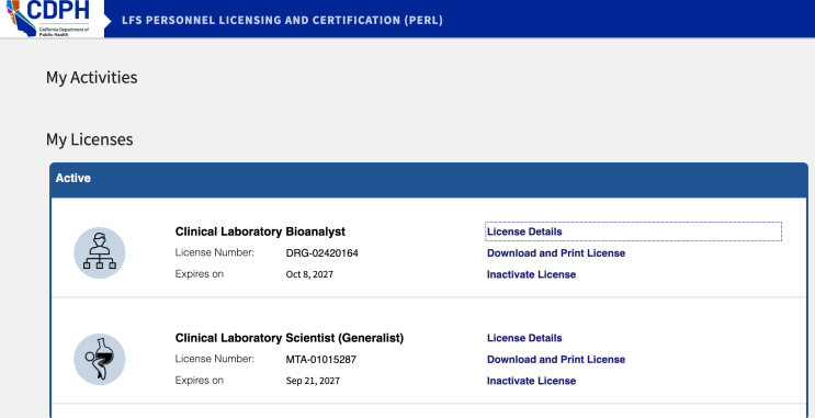 CDPH, Bioanalyst (lab Director)의 과정을 기록하다. : 네이버 블로그