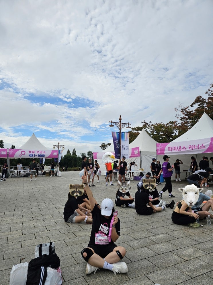 2025 핑크런 완주 후기 기념품 티셔츠