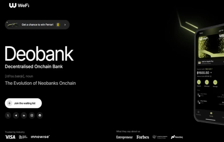 세계최초 탈중앙화 온체인 은행 DeoBank Wefi ITO노드 기록 : 네이버 블로그