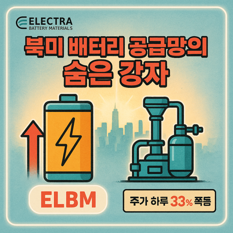 일렉트라 배터리 머티리얼즈 주가 (ELBM 주식) 북미 유일 코발트 정제 기업 : 네이버 블로그