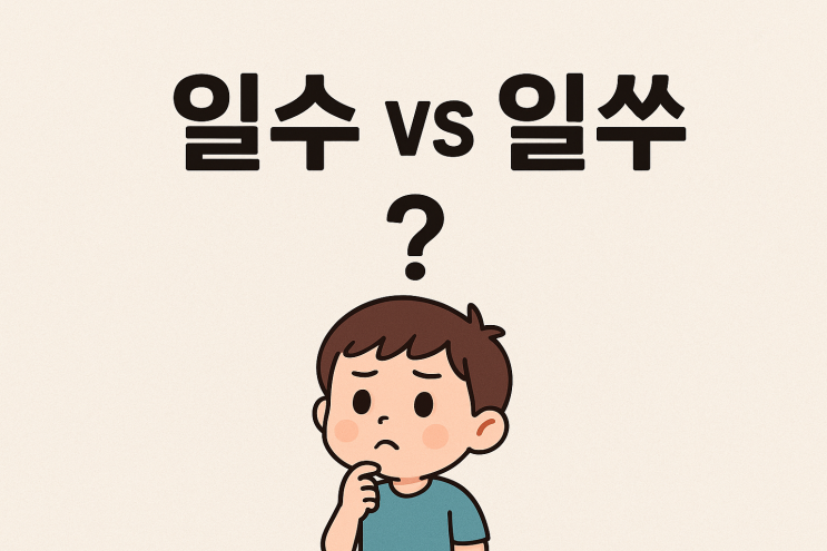 일수 vs 일쑤 (헷갈리는 단어 정리, 일수 뜻이 뭘까?) : 네이버 블로그