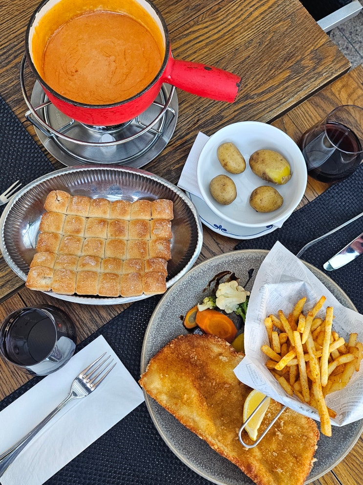 스위스 인터라켄 맛집 크렙스 레스토랑 hotel krebs restaurant