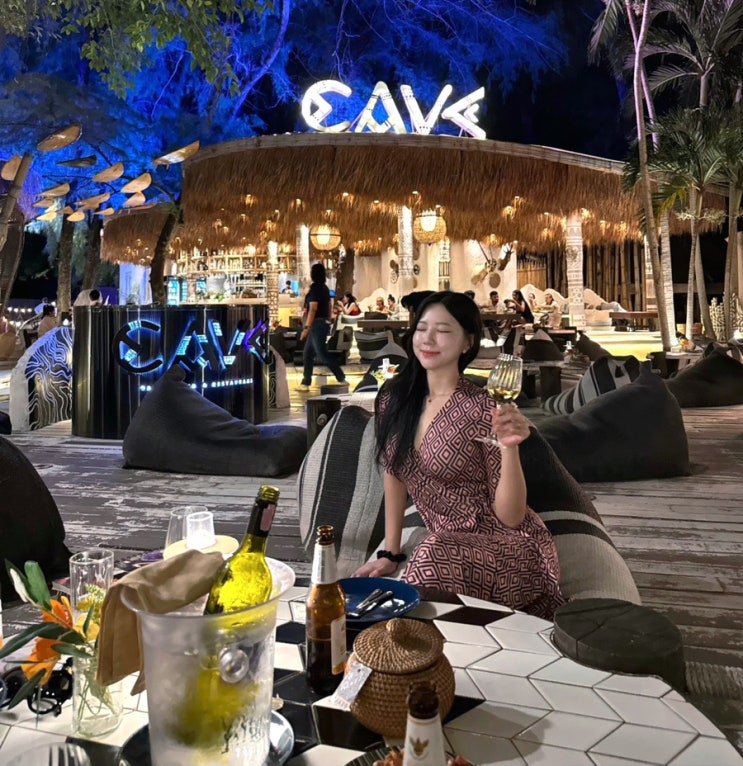 [파타야] 핫플 CAVE비치클럽의밤, 3머메이드 오션뷰 예약없이 방문후....