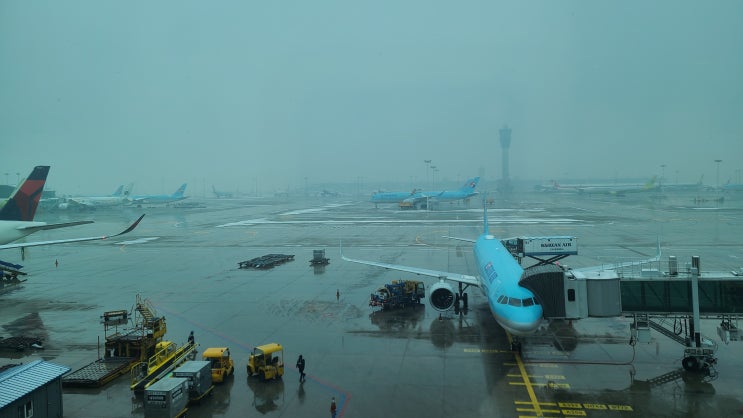 중국 출장기 '인천공항 2터미널 마티나 라운지, 대한항공 인천-난징 KE101' : 네이버 블로그