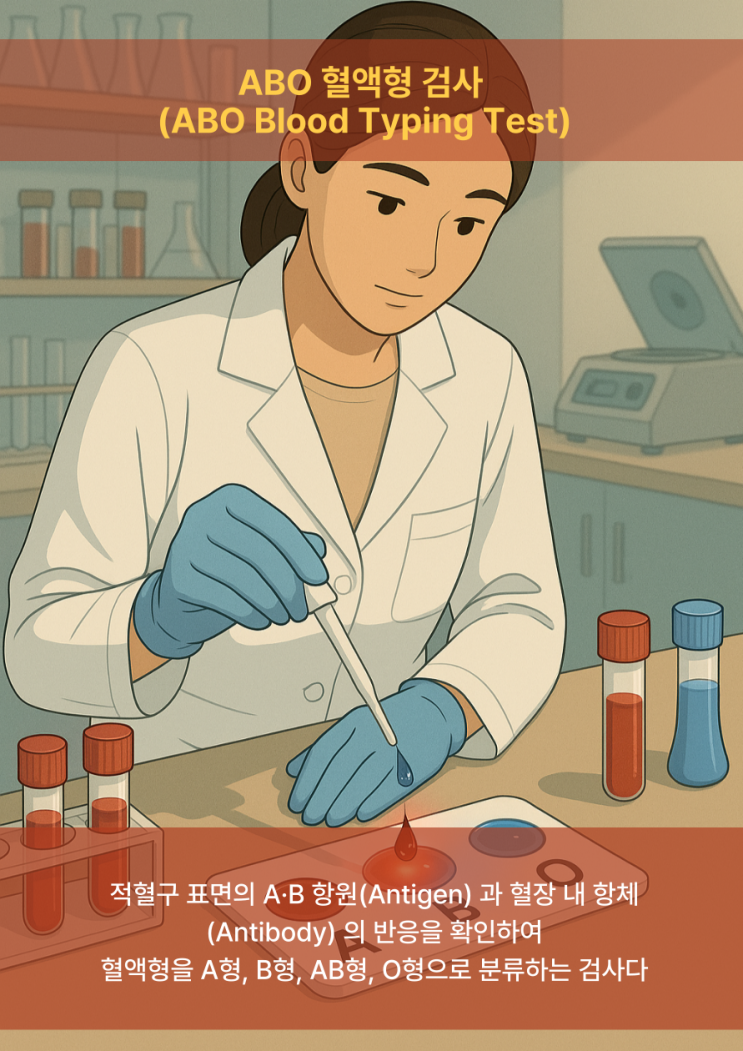 ABO 혈액형 검사 (ABO Blood Typing Test) _ 나의 혈액, 생명을 잇는 첫 번째 정보 : 네이버 블로그