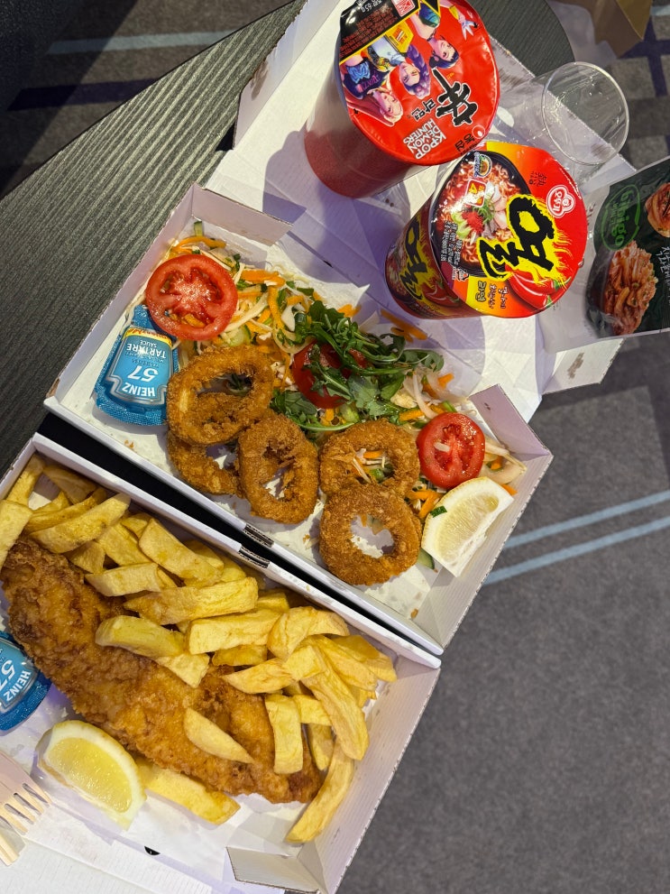 런던 워털루역 피시앤칩스 맛집 Fishcotheque 포장 후기