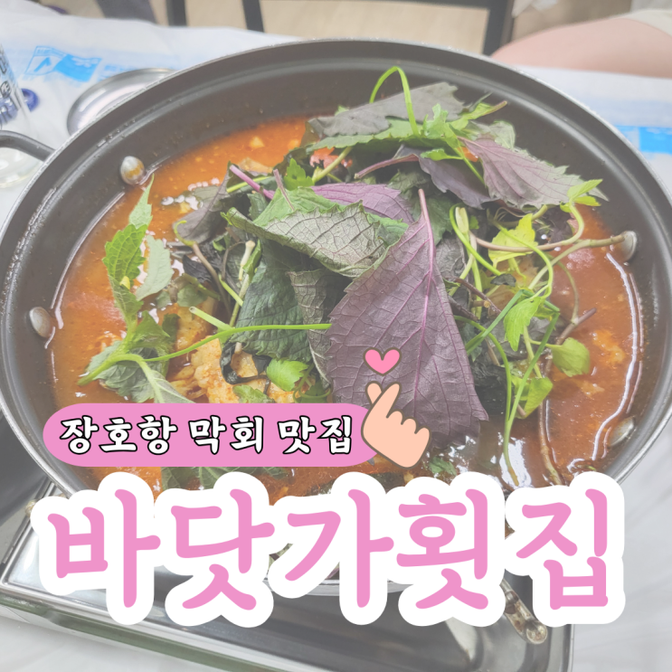 강원도 삼척 장호항 막회 매운탕 맛집 바닷가횟집 : 네이버 블로그