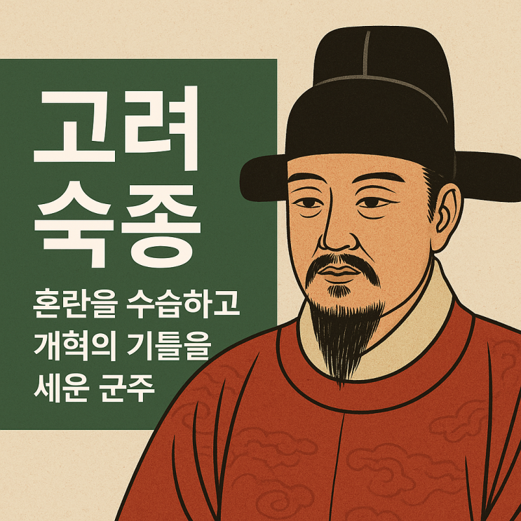 고려 숙종 – 혼란을 수습하고 개혁의 기틀을 세운 군주 : 네이버 블로그