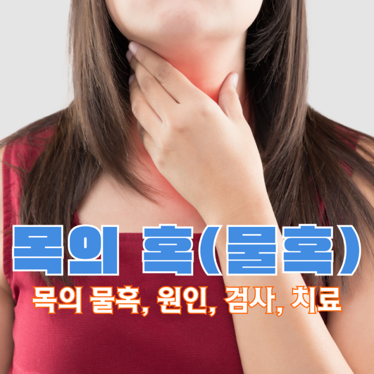목에 혹, 물혹, 낭종 원인과 치료 : 네이버 블로그