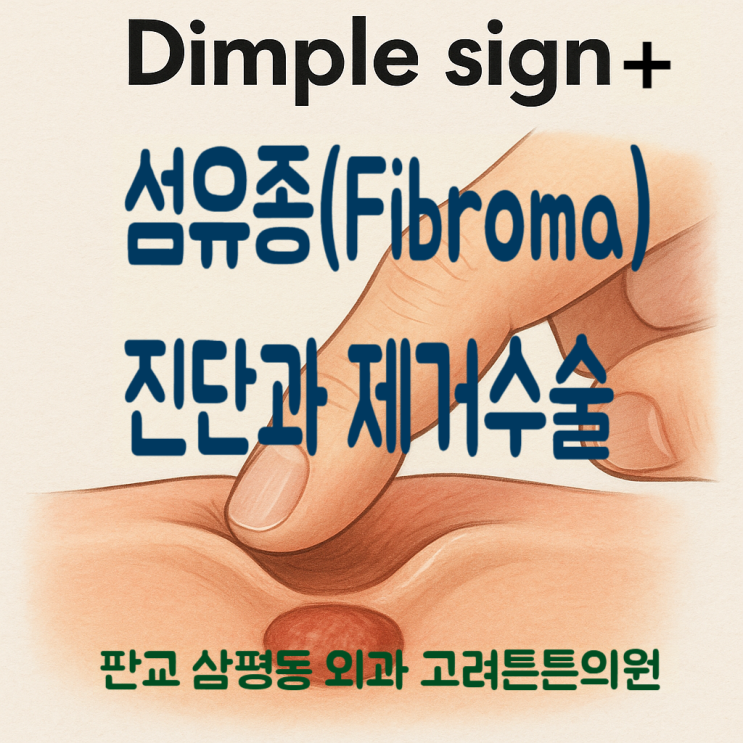 판교 삼평동 외과 | 섬유종(Fibroma)진단과 제거수술, 흉터 최소화 치료 : 네이버 블로그