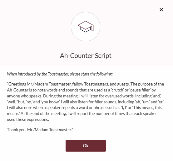 처음 토스트마스터즈 간다면? Ah-Counter 역할 쉽게 이해하기 : 네이버 블로그