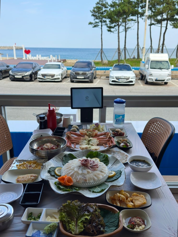 (강릉횟집 아라담횟집) 바다뷰 회&대게 맛집 추천 : 네이버 블로그