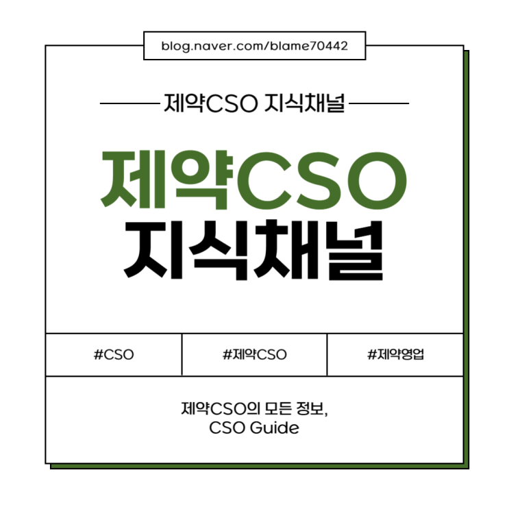 CSO법인 완벽 가이드｜영업 구조·정산·신고까지 한 번에! : 네이버 블로그