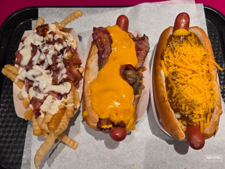 [LA맛집]핑크스핫도그 Pink's Hot Dog 유니버셜스튜디오맛집 LA핫도그맛....