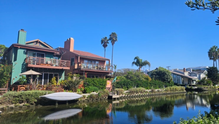 [LA 여행] 베니스운하(Venice Canals), 베니스비치, 에보키니거리(Abbot Kinn....