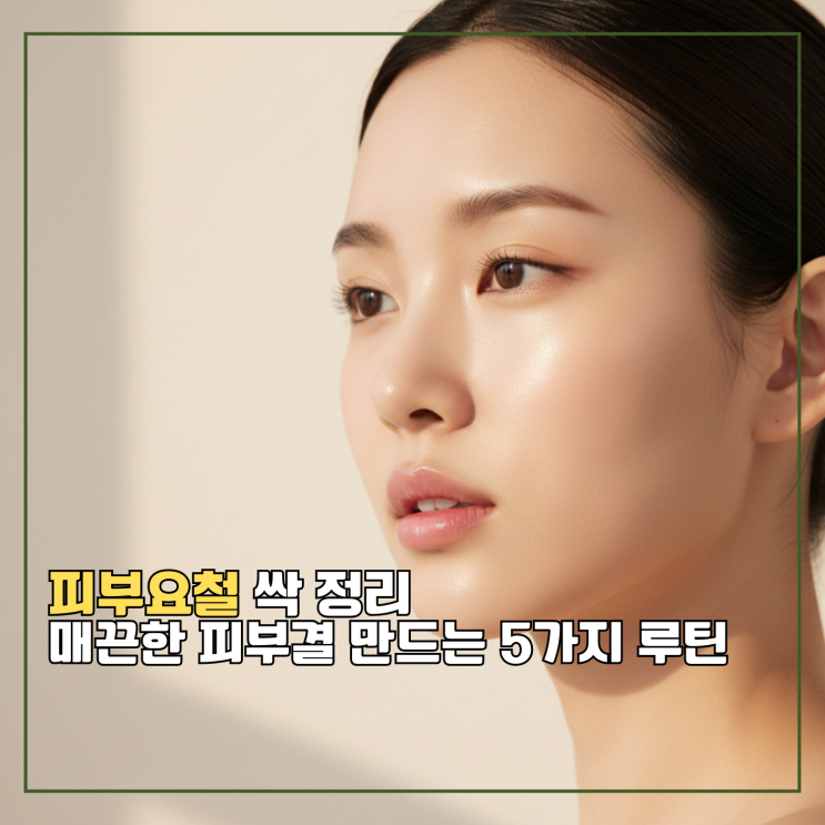 피부요철 원인부터 없애는 법까지, 매끈한 피부결을 만드는 5가지 관리 루틴 : 네이버 블로그