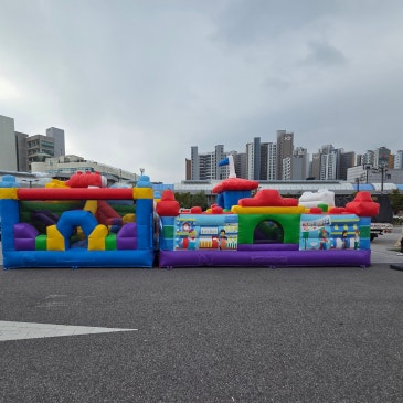 광주에어바운스 야외 어린이에어바운스 중형에어바운스 대형에어바운스 설치 및 대여사례