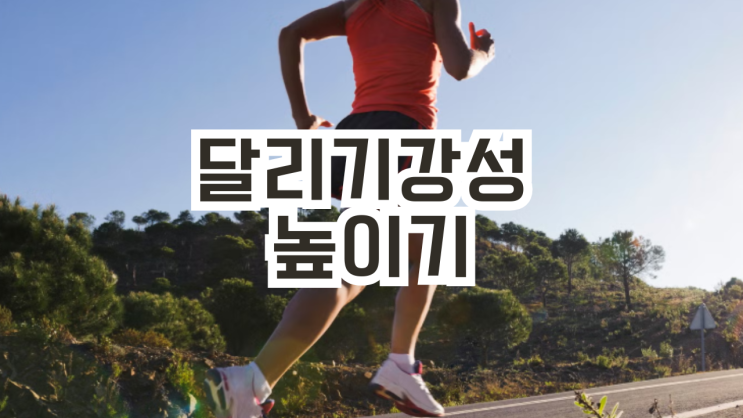 달리기 강성 높이는 법 - 부상 없는 훈련 운동 방법 : 네이버 블로그