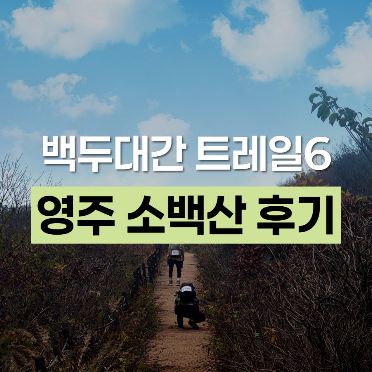 경북 백두대간 트레일6 챌린지 1차 후기 : 영주 소백산 연화봉 (등산코스, 굿즈)