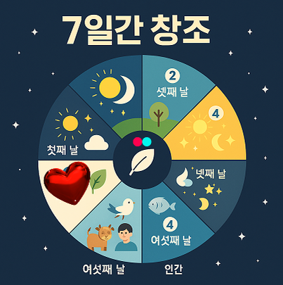🔍 창세기 7일간의 천지창조 해석: 문자적 이해 vs 상징적 의미 : 네이버 블로그