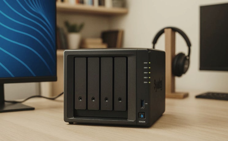 시놀리지 나스 Synology NAS DS925+ 리뷰: 4베이 표준을 더 매끈하게 : 네이버 블로그