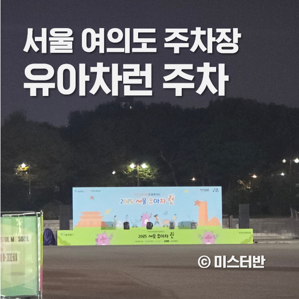 여의도 노상공영주차장 무료 주차 2025 서울 유아차런 주차장 정보