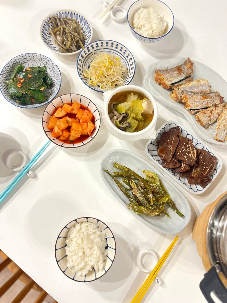 건강밥상 차리기 8찬 가정식 집밥메뉴 : 네이버 블로그