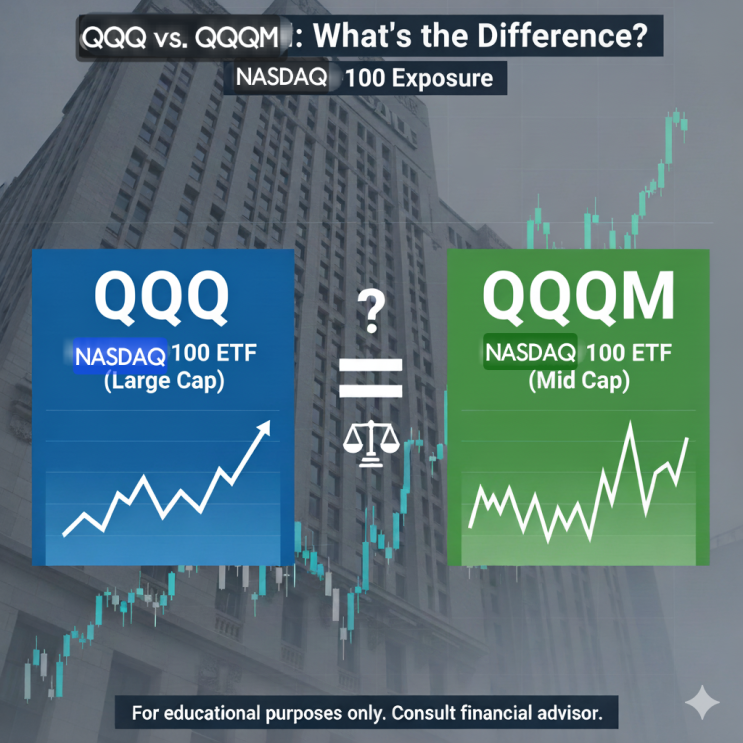 나스닥100 ETF 비교: QQQ vs QQQM 차이와 투자 포인트 정리 : 네이버 블로그