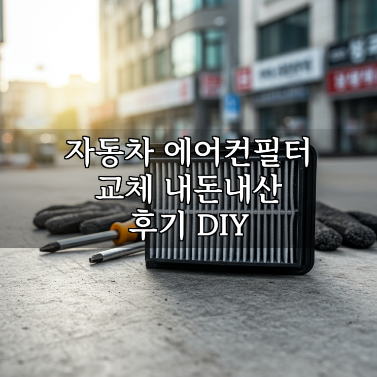 자동차 에어컨필터 교체 내돈내산 후기 DIY : 네이버 블로그