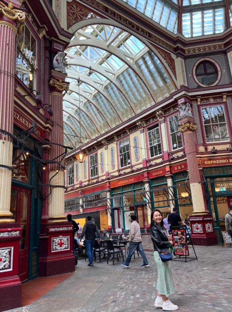 [영국여행] 런던 해리포터 웡카 촬영지 리든홀마켓(Leadenhall Market) 런....