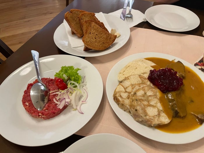 체코 프라하 우핀카수(U Pinkasů) 현지 맛집, 1843 전통 필스너와 타르....