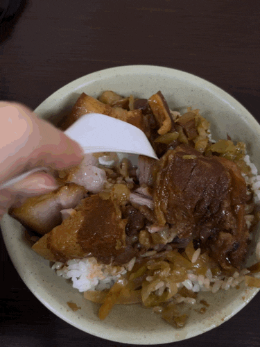 가오슝 2천원대 동파육 덮밥 맛집 난펑루러우판 메뉴