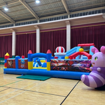 광주유치원행사 병설유치원 에어바운스 슬라이드 유치원에어바운스 대여사례