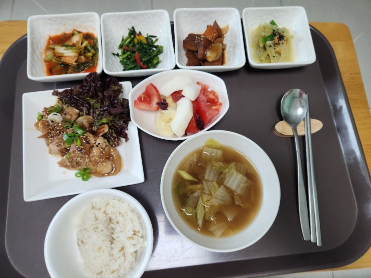 산모식단,한식,국,반찬