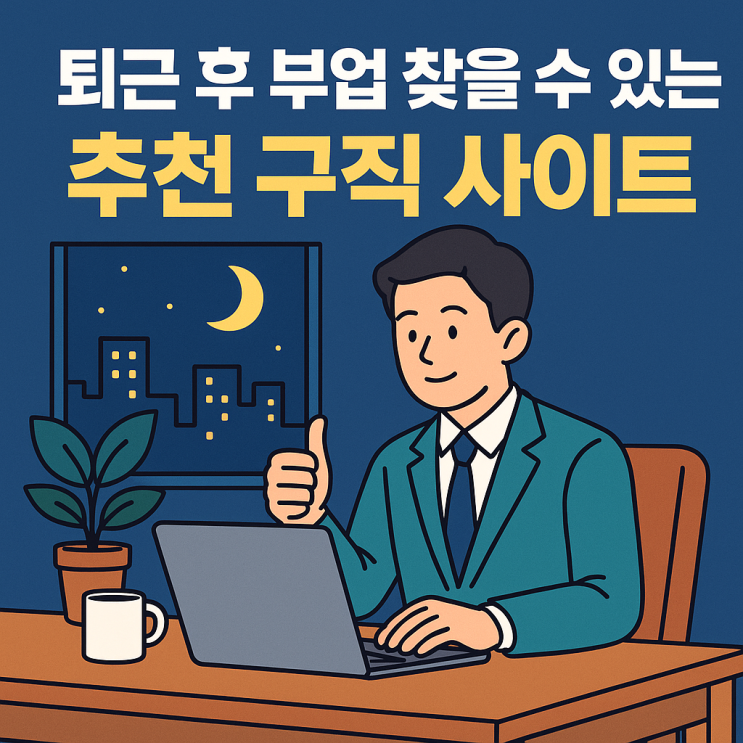 퇴근 후 부업·투잡·알바 찾을 수 있는 추천 구인구직 사이트 : 네이버 블로그