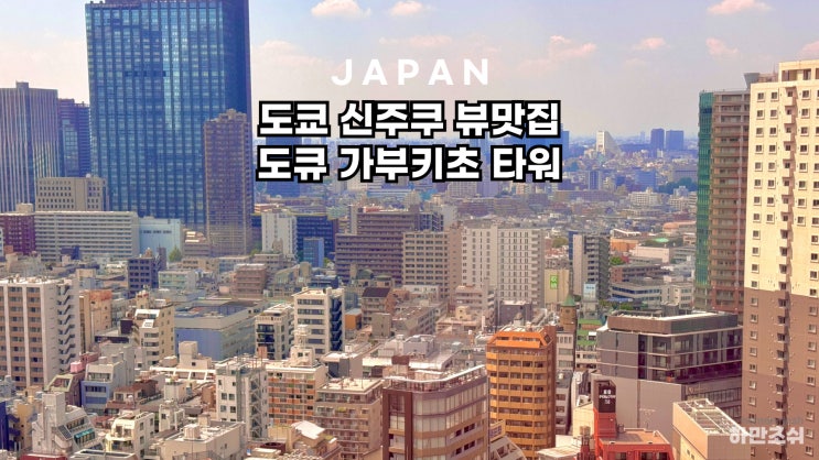 일본 도쿄 여행 신주쿠 무료 전망대 도큐 가부키초 타워