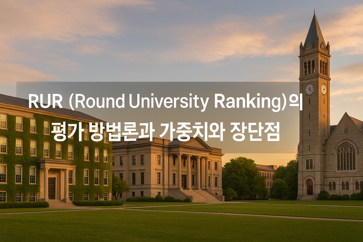 RUR (Round University Ranking)의 평가 방법론과 가중치와 장단점 : 네이버 블로그