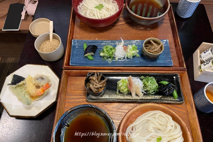 교토 은각사 맛집 오멘 긴카쿠지 냉우동