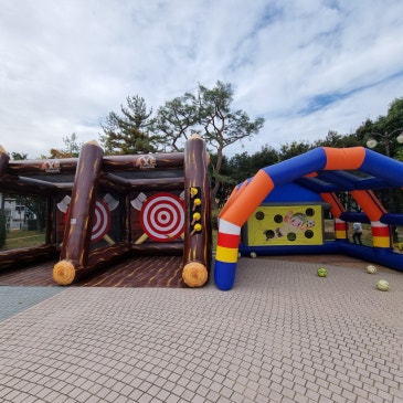 순천에어바운스 끼축제 스포츠에어바운스 축구에어바운스 도끼에어바운스 대여사례