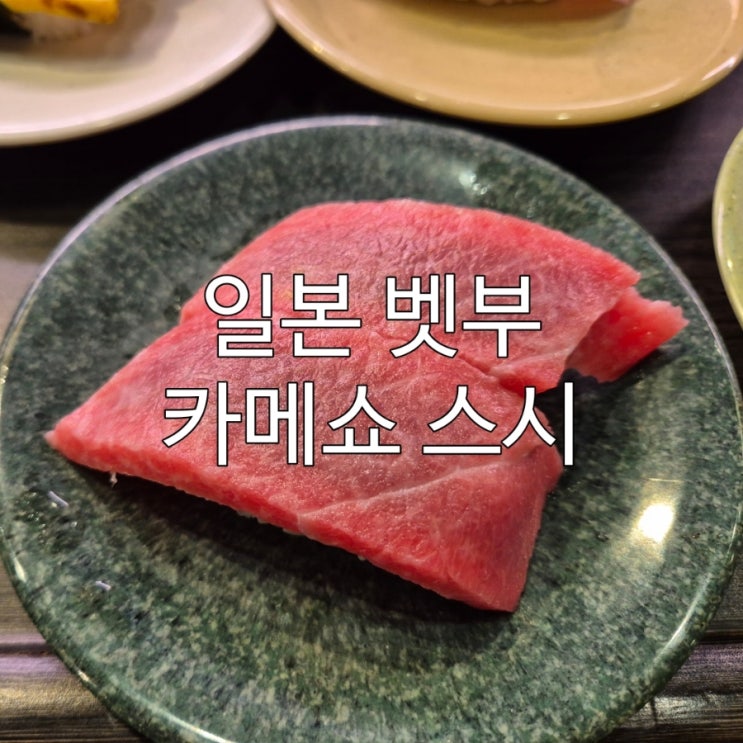 [벳푸 맛집] 카메쇼 스시, 가마도 온천 근처 현지인도 찾는 회전초밥....