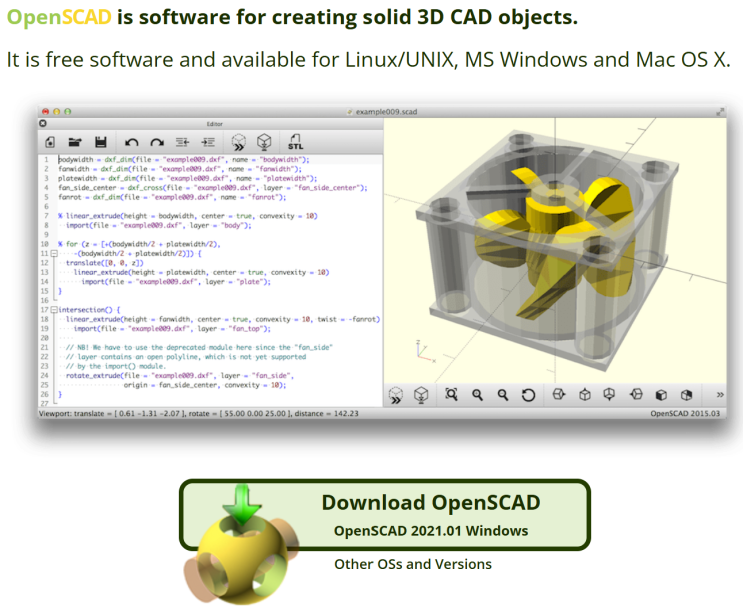 OpenSCAD : 네이버 블로그
