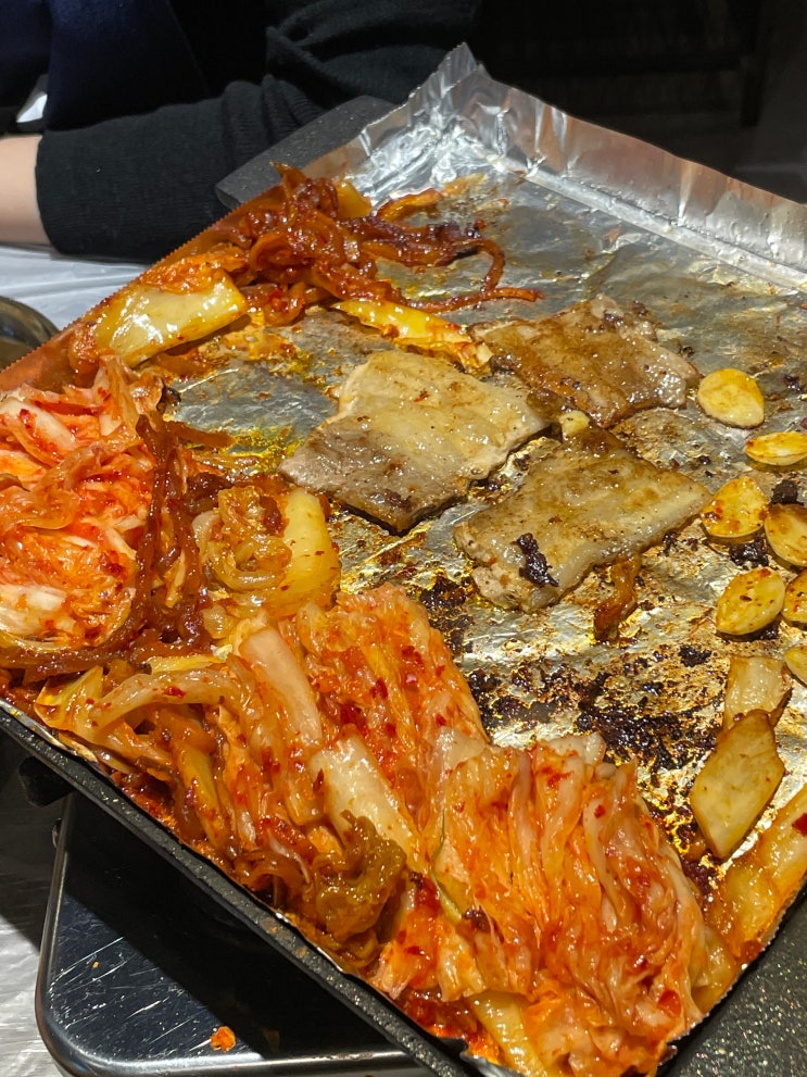 [하남 미사 냉삼 굴뚝집]10,900원 냉동삼겹살 고기집 맛집 발견 : 네이버 블로그