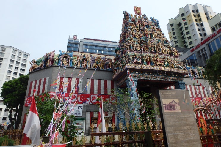 KL/싱가폴 가족여행 Day5(2) 스리 비라마칼리암만 사원 (Sri Veeramakaliamma....