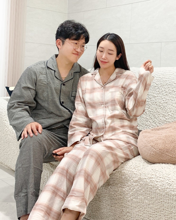 커플 잠옷 세트 무인양품 순면 잠옷! 부드러움이 다른 홈웨어 파자마 추천 : 네이버 블로그