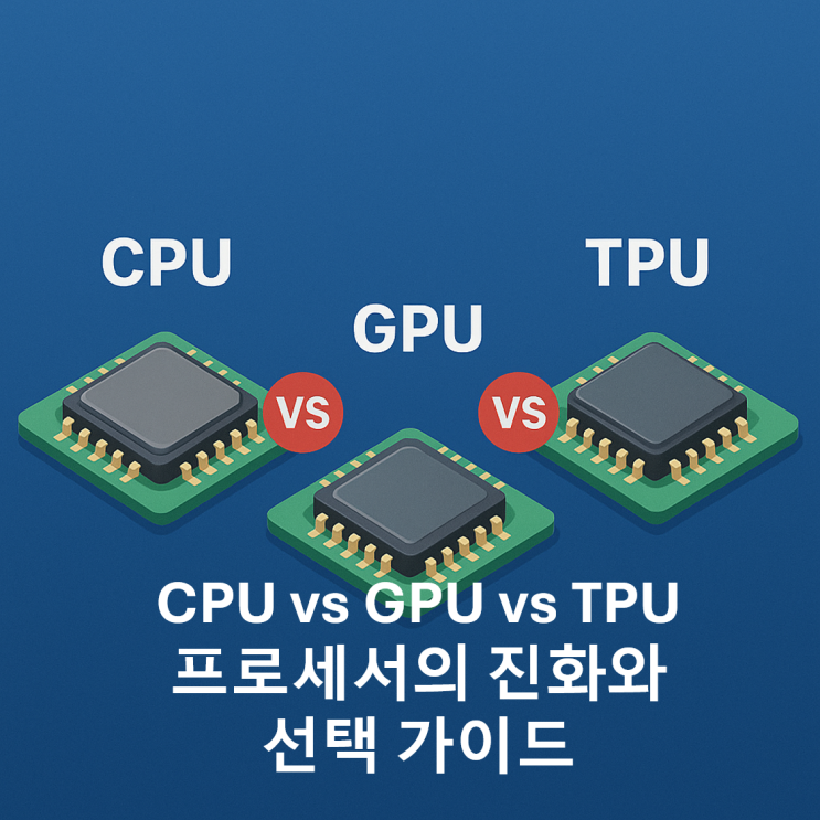 CPU vs GPU vs TPU: 프로세서의 진화와 선택 가이드 : 네이버 블로그