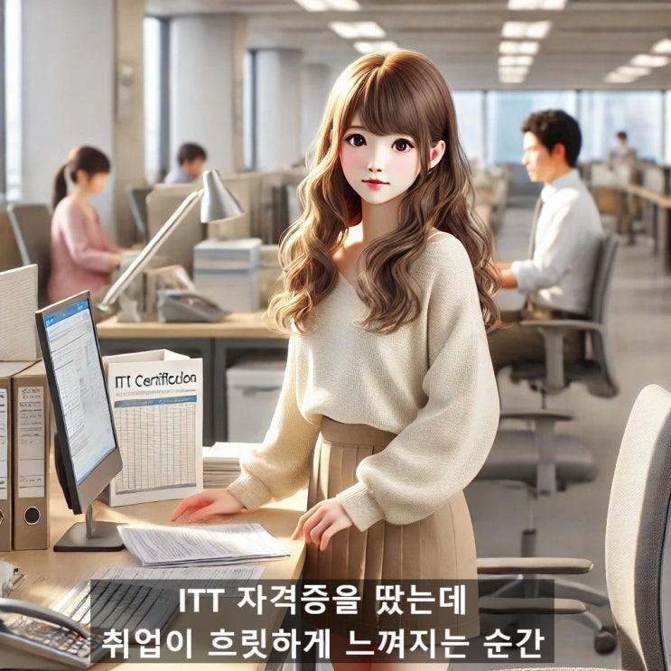 ITT 자격증을 땄는데 취업이 흐릿하게 느껴지는 순간 : 네이버 블로그